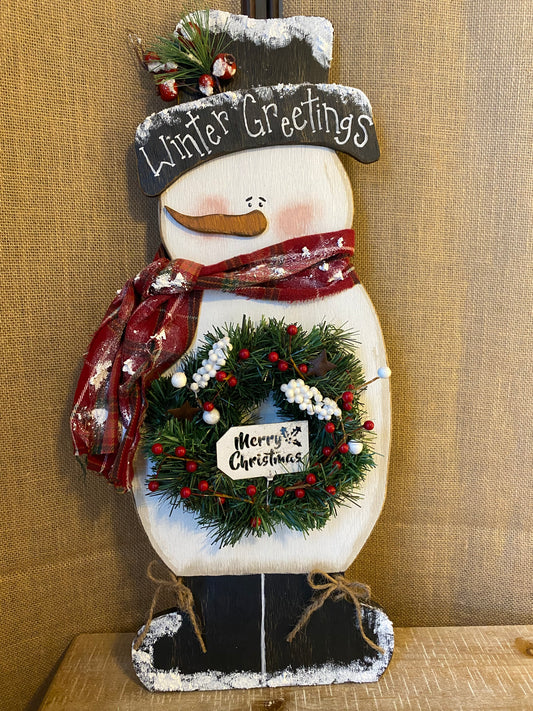 Winter Greetings Snowman